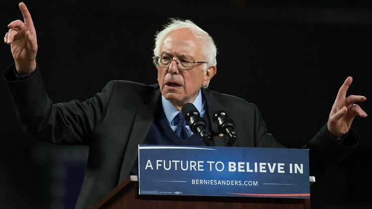 In Alaska und Washington auf der Siegerstraße: Bernie Sanders