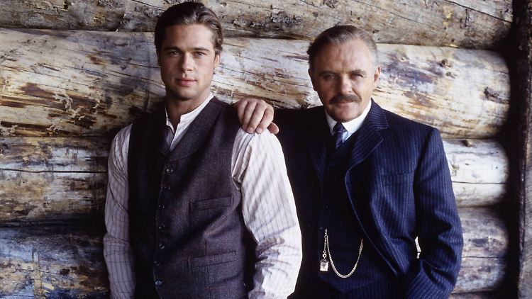 Brad Pitt (l.) und Anthony Hopkins in der Verfilmung von "Legenden der Leidenschaft".
