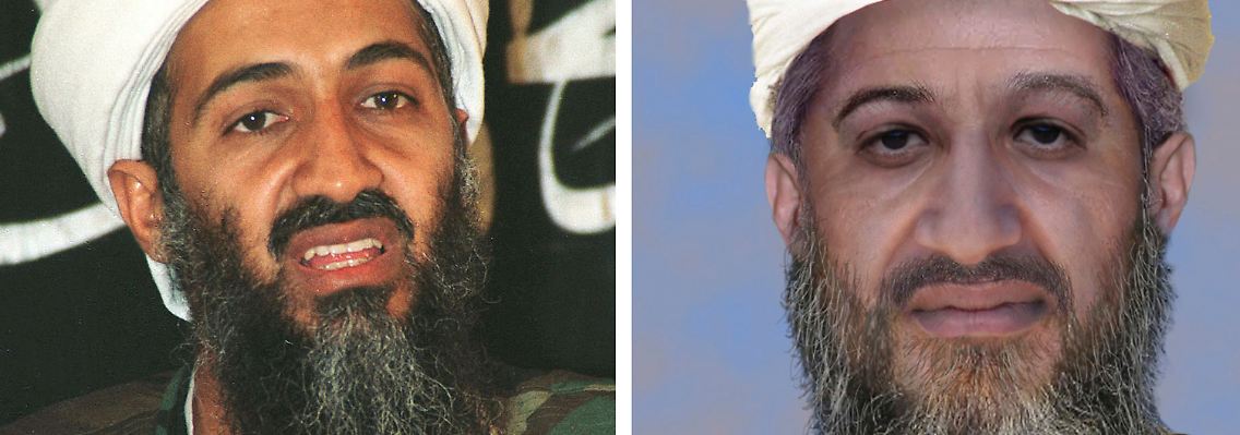 Aktuelle Bilder von Bin Laden gibt es nicht. So stellt sich das FBI den Al-Kaida-Führer heute vor.