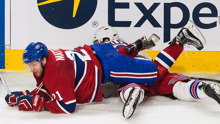 Ein Bild mit Symbolcharakter: Die kanadischen Klubs um die Montreal Canadians liegen sportlich am Boden.