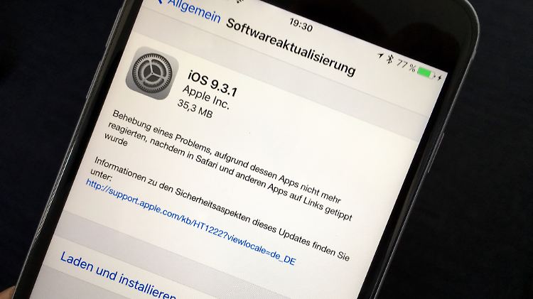 iOS 9.3.1 ist ein kleines, aber wichtiges Update.