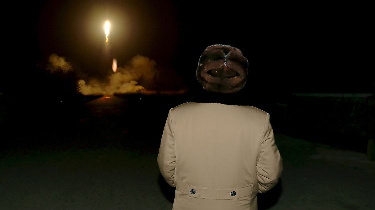 Kim provoziert mit seinem Raketenprogramm.