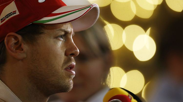 Raus ohne Applaus: Sebastian Vettel in Bahrain.