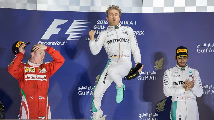 Nico Rosberg fuhr in Bahrain zum fünften Sieg in Serie.
