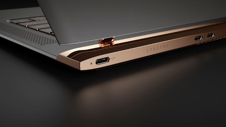 Das HP Spectre ist nicht nur sehr flach, sondern auch sehr edel.