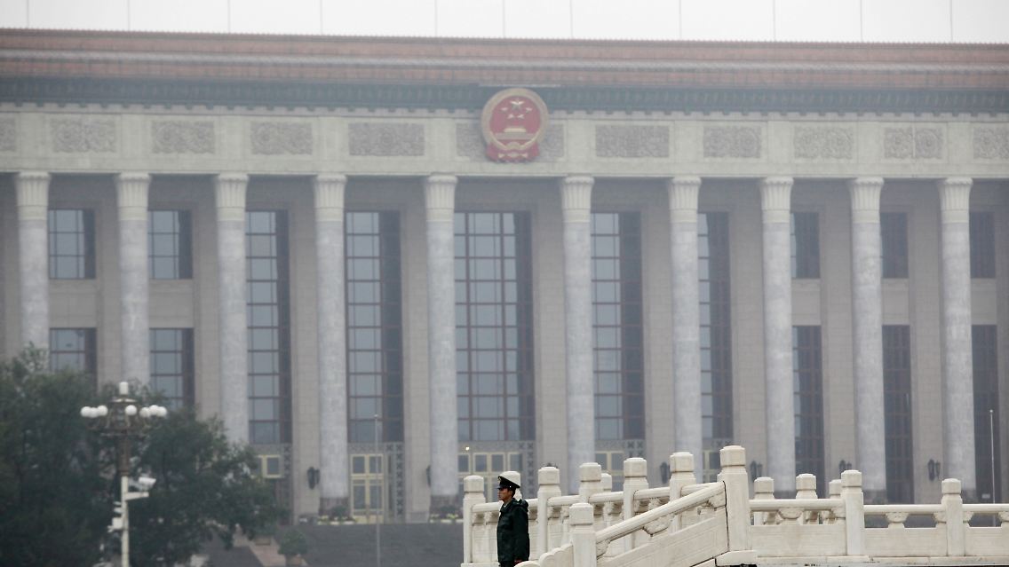Die Halle des Volkes in Peking.