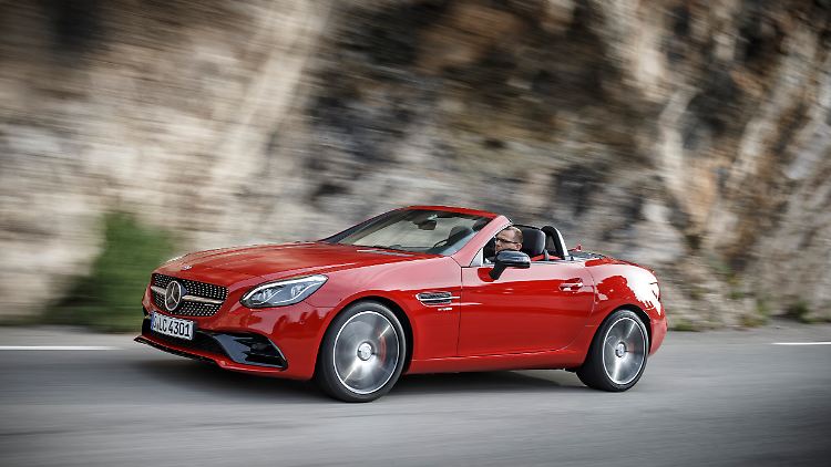 Optisch geschärft tritt der SLK jetzt als SLC an. Seine dynamischste Variante ist der AMG SLC 43.