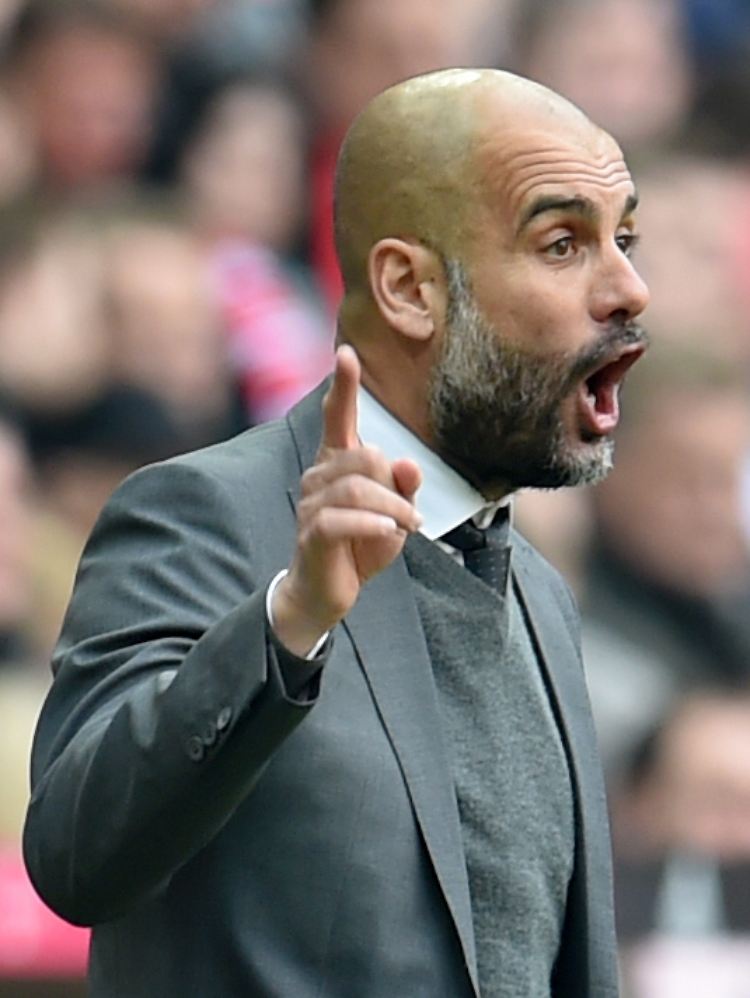 "Wir haben mit Borussia Dortmund einen Gegner, der deutscher Meister wäre, wenn Bayern München nicht da wäre": Josep Guardiola.