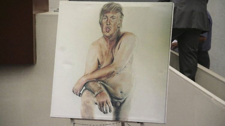 "Make America Great Again": Diese Zeichnung hat der 24-jährigen Künstlerin Todesdrohungen eingebracht.