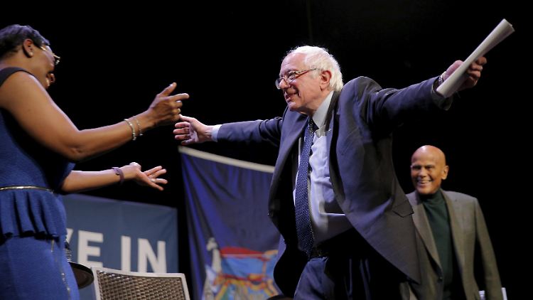 Gerade die jungen Wähler umarmen Bernie Sanders. 