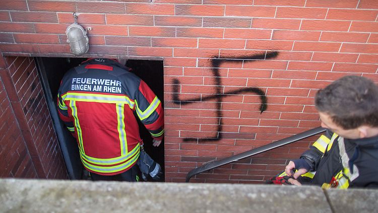 Dieses Hakenkreuz hat kein Nazi gesprüht.