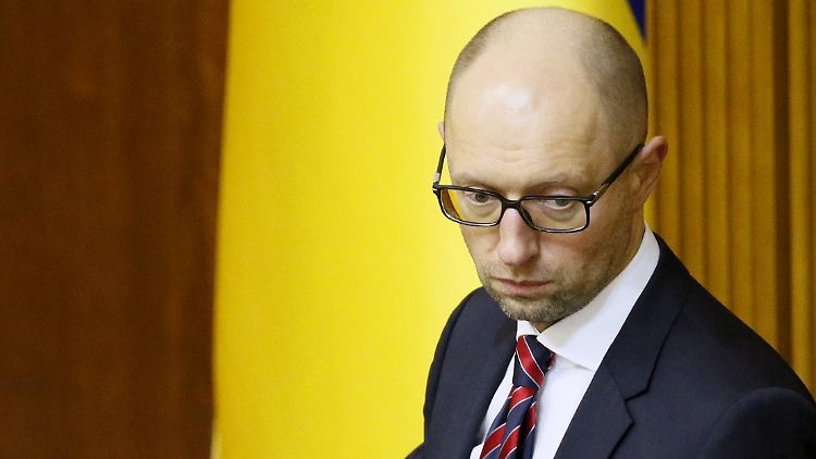 Jazenjuk war in Folge des "Maidan"-Umsturzes im Jahr 2014 ins Amt gekommen.