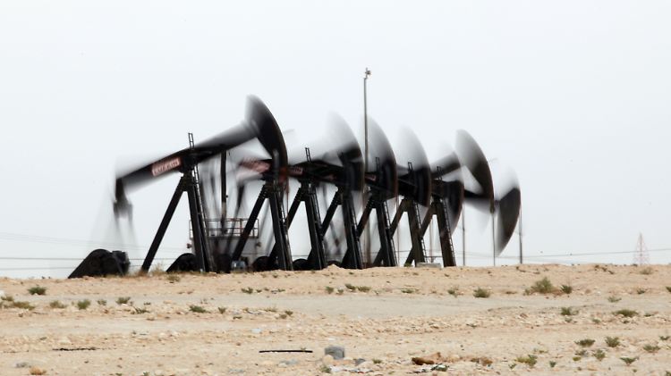 Ölförderung in Bahrain.