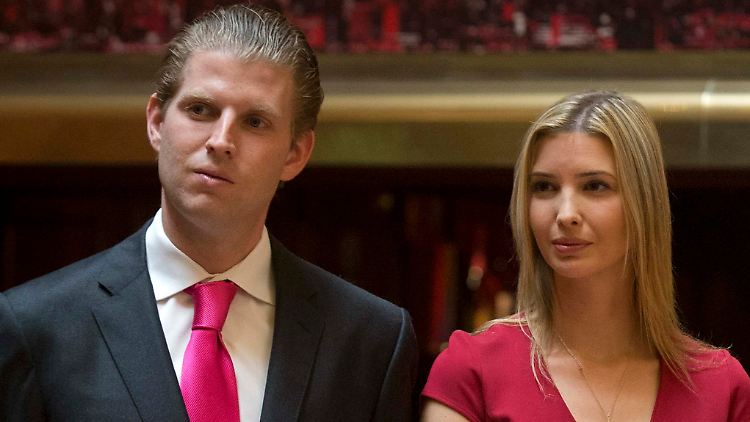 Auf ihre Stimmen muss Trump nun verzichten: Eric und Ivanka Trump.