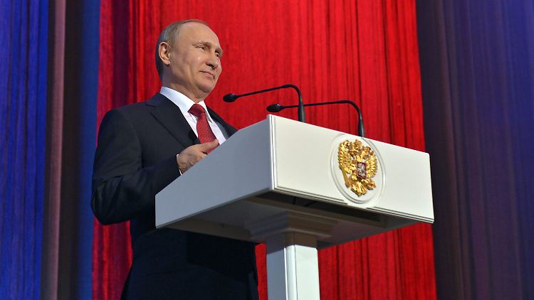 Harte Machtpolitik: Wladimir Putin.