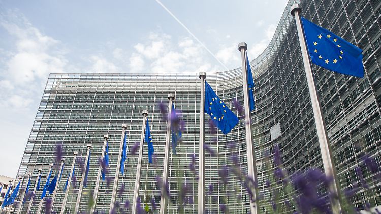 Das Gebäude der Europäischen Kommission in Brüssel.