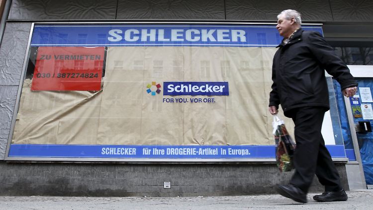 Geschlossene Schlecker-Filiale: Das Reich der Drogeriemarktkette brach am 23. Januar 2012 endgültig zusammen.
