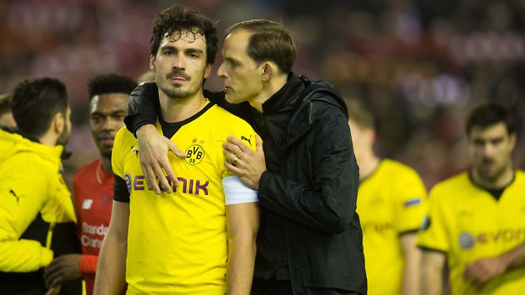 Musste nach dem Abpfiff von Trainer Thomas Tuchel getröstet werden: Mats Hummels.