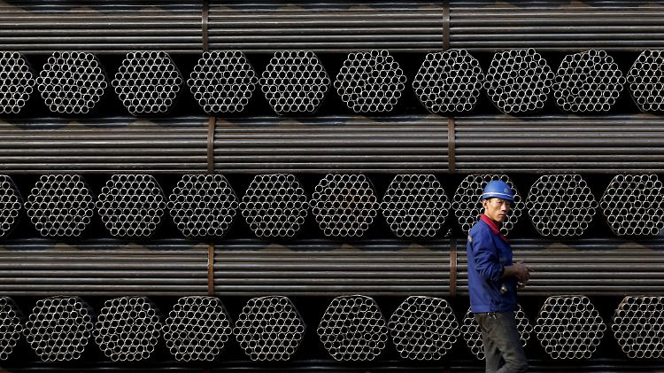 Stahl für Bleche, Träger oder Röhren: In China erreicht die Stahlproduktion ein neues Rekordhoch.