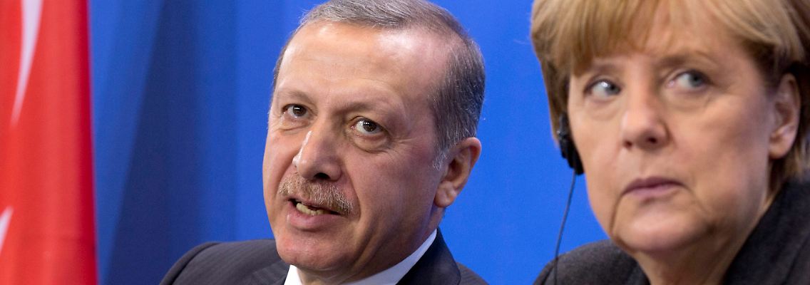 Merkel und Erdogan - hier bei einem Treffen im Februar.