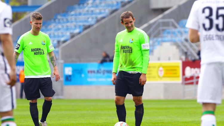 Schöner Rekord: Anton Fink erzielt als erster Spieler in der 3. Liga 100 Tore.