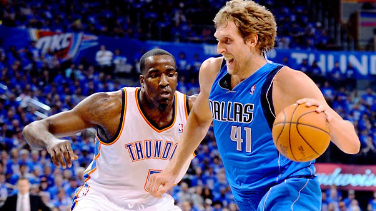 Dirk Nowitzki konnte sich mit den Dallas Mavericks nicht gegen die Oklahoma City Thunder durchsetzen.