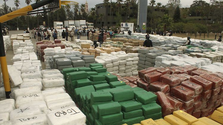 Beschlagnahmtes Marihuana in Mexiko.