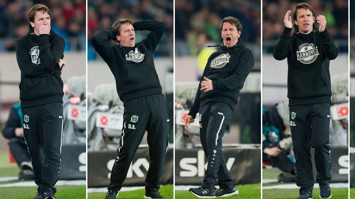 Hannovers Trainer Daniel Stendel hat offenbar den richtigen Knopf gedrückt: "Es steckt viel drin in dieser Mannschaft, wir freuen uns, dass wir offenbar den richtigen Schalter gefunden haben."