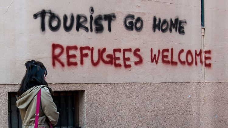 Eine klare Botschaft der mallorquinischen Anwohner an Urlauber.