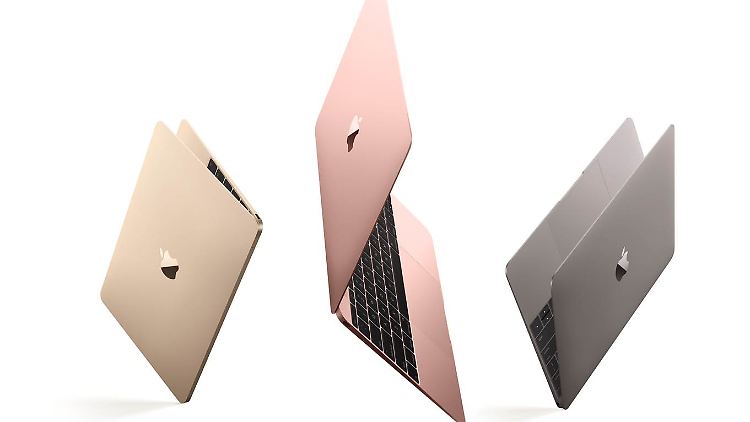 Das MacBook gibt's jetzt auch in Roségold.