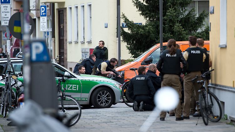 Einsatzkräfte in München.