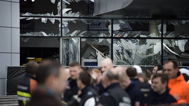 Flughafen Brüssel-Zaventem nach dem Anschlag. Im Keller des Airports sollen radikale Mitarbeiter einen geheimen Gebetsraum eingerichtet haben.