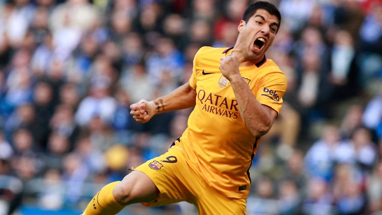 Macht gleich vier Kisten: Luis Suarez