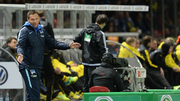 Bedient: Hertha-Coach Pal Dardai.