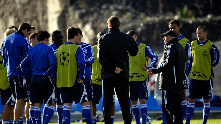 Schalker Jungs im Training.