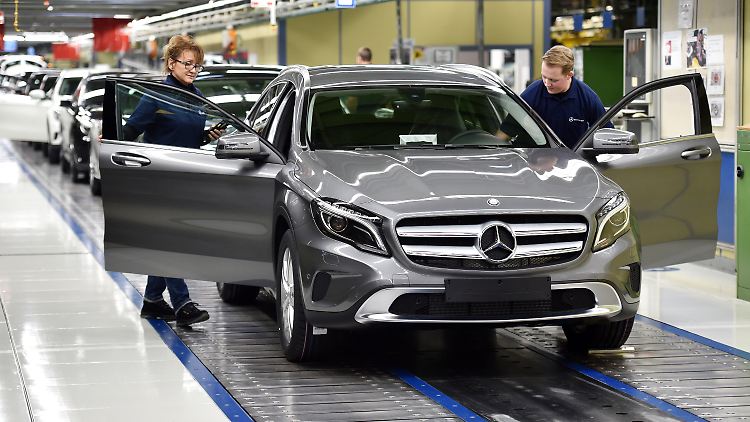 Gewinndelle bei Daimler.