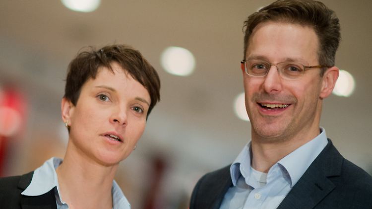 Petry und Pretzell. Nach Informationen des britischen "Guardian" nennen deutsche Medien das Paar "Pretzy".