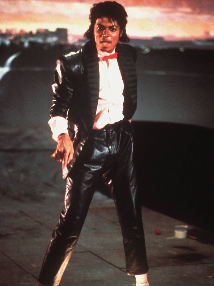 Und ein Star war geboren: Michael Jackson beim Videodreh zu "Billie Jean" aus dem Album "Thriller".