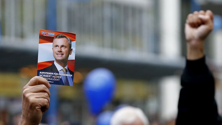 Norbert Hofer tritt für die rechtsgerichtete FPÖ an.