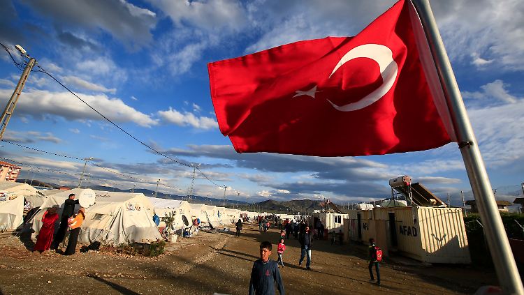 Das Flüchtlingslager Islahiye in der Provinz Gaziantep.