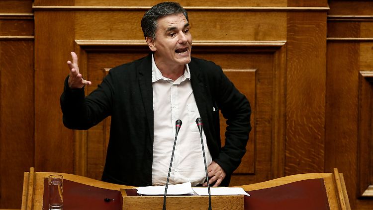 Griechenlands Finanzminister Euklid Tsakalotos.