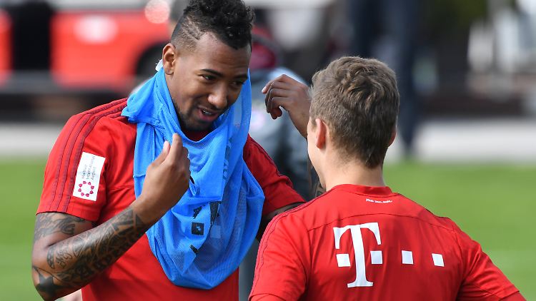 Jerome Boateng ist zurück im Training: Der Abwehrspieler hofft auf einen Einsatz in der Champions-League.