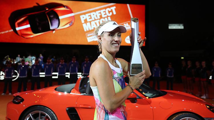 Siegerin, schon wieder: Angelique Kerber konnte ihren Titel in Stuttgart erfolgreich verteidigen.
