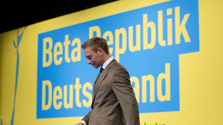 Lindner gibt sich gleichermaßen demütig wie zuversichtlich.