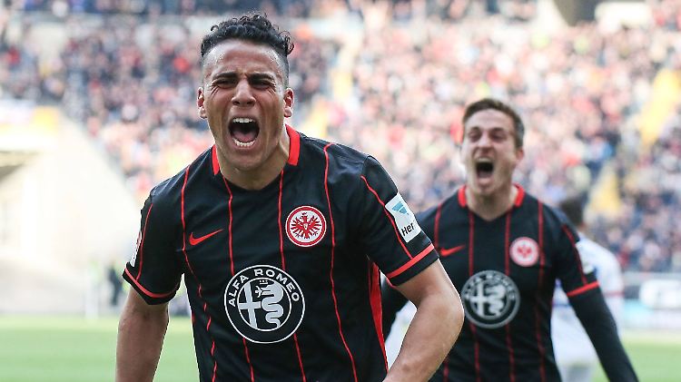 Änis Ben-Hatira schoss Frankfurt zum Sieg - und Hannover in die 2. Liga.