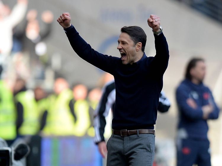 Niko Kovac durfte gegen Mainz den zweiten Sieg als Eintracht-Coach bejubeln.