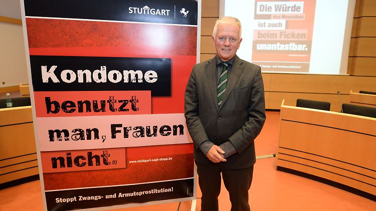 Bürgermeister Fritz Kuhn stellte die Plakate vor.