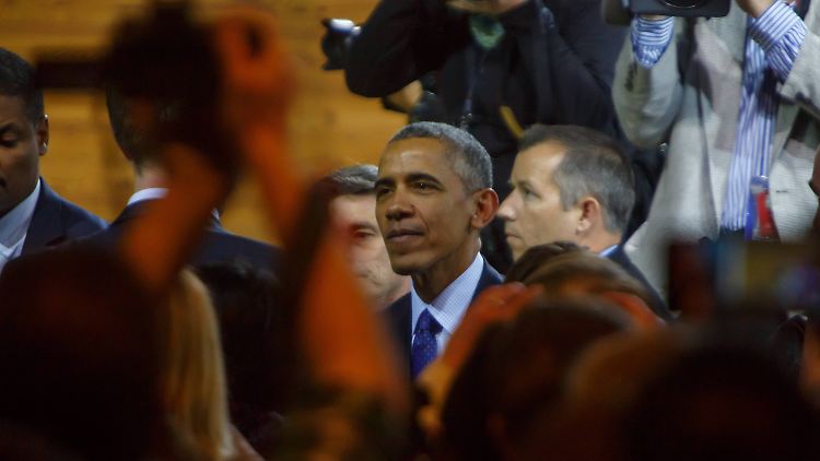 Obama auf der Hannover Messe.