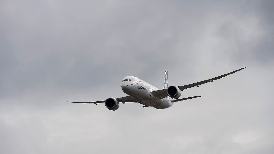 Eine Maschine vom Typ 787 "Dreamliner".
