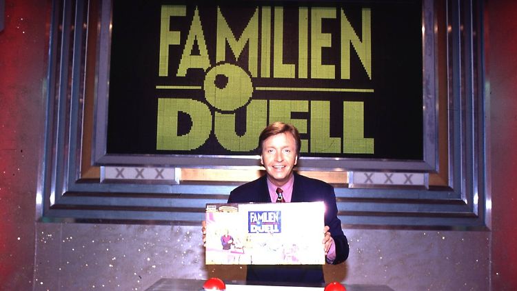 Ach ja, das waren noch Zeiten ... Aber Werner Schulze-Erdel wird das neue "Familien-Duell" nicht mehr moderieren.